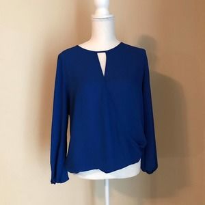 Elegant Blue Women's Top